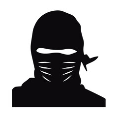 ninja silhouette © vectorcyan