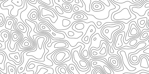 Abstract white topography vector background. Topographic map. Geographic mountain relief. counter map wavy line paper textrue. grid curve line abstract vector illustration .