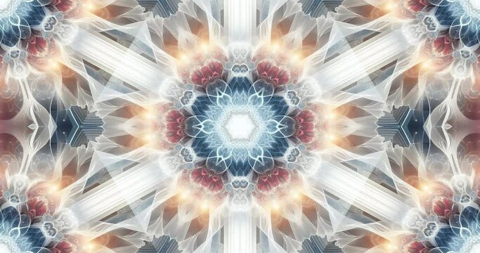 Symmetrical pattern video background full hd 4k