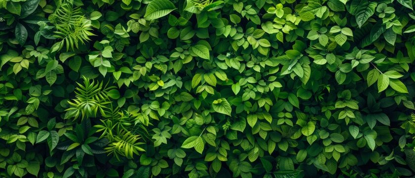 Green foliage texture