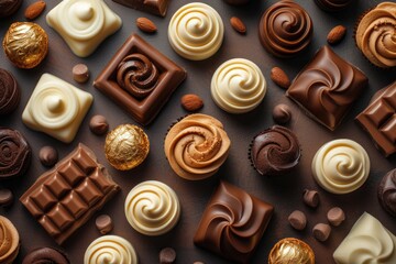 craft homemade chocolate bar in the kitchen table professional advertising food photography