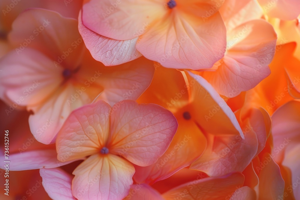 Aufkleber a close-up view of a bunch of pink flowers. ideal for adding a touch of beauty to any project or des