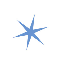 Blue asterisk icon