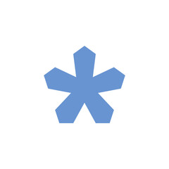 Blue asterisk icon