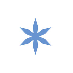 Blue asterisk icon