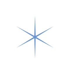Blue asterisk icon