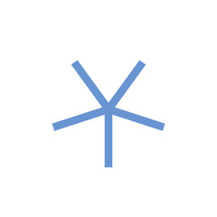 Blue asterisk icon