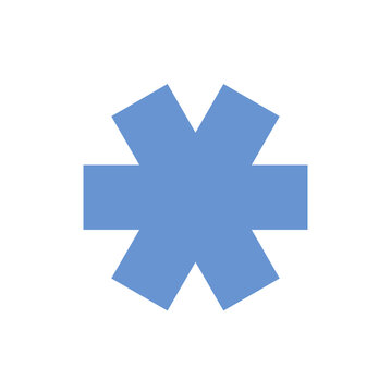 Blue asterisk icon