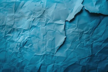 A close up view of a piece of blue paper. This versatile image can be used for various purposes