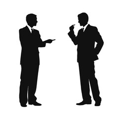 business people silhouette