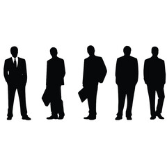 business people silhouette
