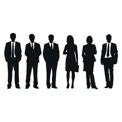 business people silhouettes