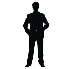 business people silhouette