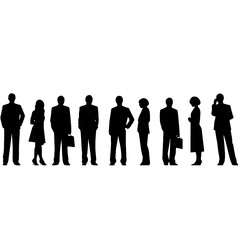 business people silhouette