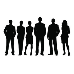 business people  silhouette