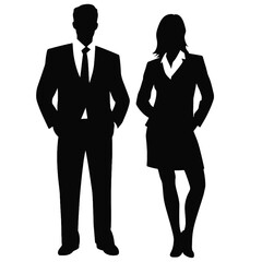 business people  silhouette