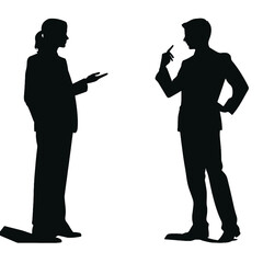 business people  silhouette
