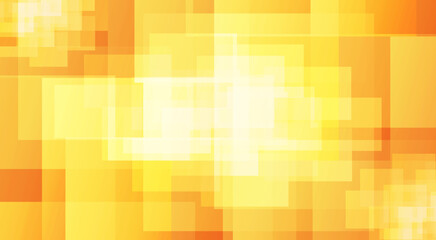 Yellow orange gold square texture background.
Yellow white abstract modern background. Glowing geometry and similar layer elements for presentation design. Decorative web layout or poster, banner.