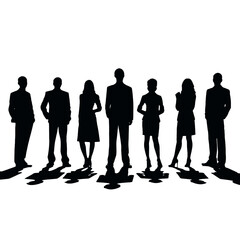 business people  silhouette