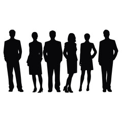 business people  silhouette