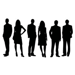 business people  silhouette