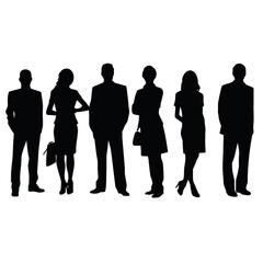 business people  silhouette