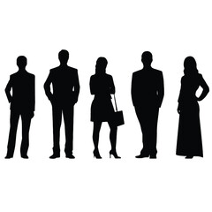 business people  silhouette