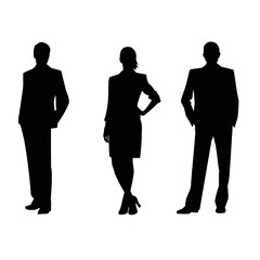 business people  silhouette