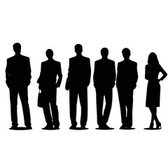 business people  silhouette