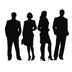 business people  silhouette