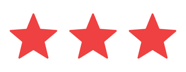 Three Red Stars