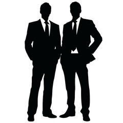 business people  silhouette