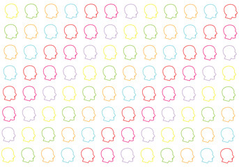 pattern with colorful numbers