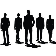 business people  silhouette