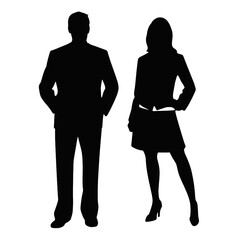 business people  silhouette