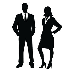 business people  silhouette