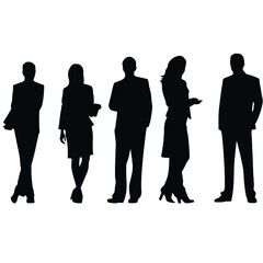 business people  silhouette