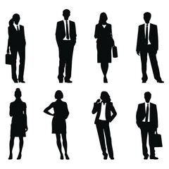 business people  silhouette