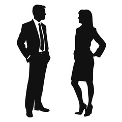 business people  silhouette