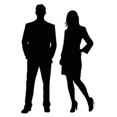 business people  silhouette