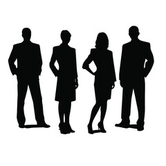 business people  silhouette