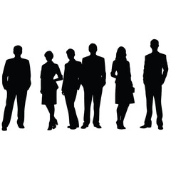 business people  silhouette