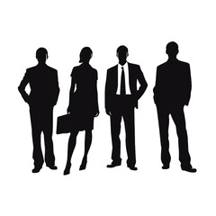 business people  silhouette