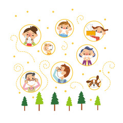 杉の木の花粉と花粉症の家族