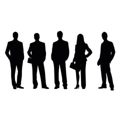 business people  silhouette