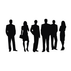 business people  silhouette