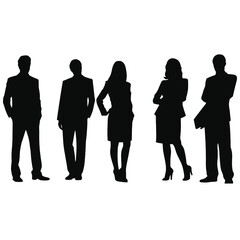 business people  silhouette