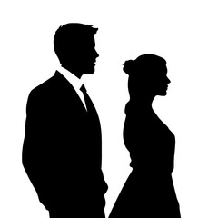 business people  silhouette