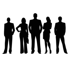 business people  silhouette
