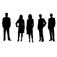 business people  silhouette